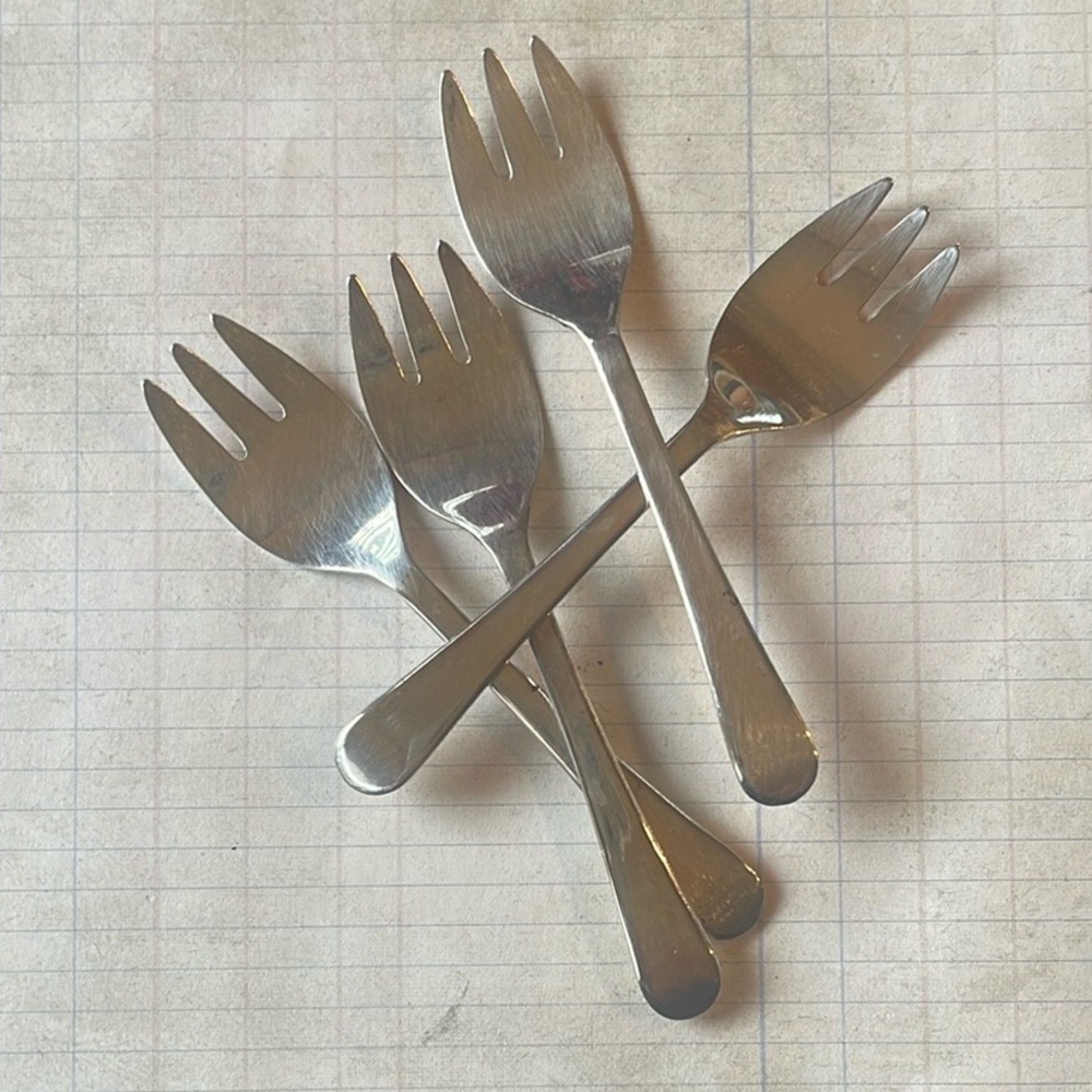 Vintage Sheffield England Silver-plate Mini Spoons